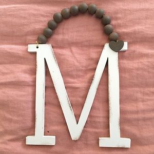 “M”  Wall Hanging